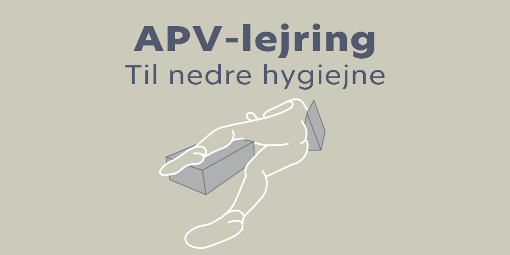 APV-lejring til nedre hygiejne