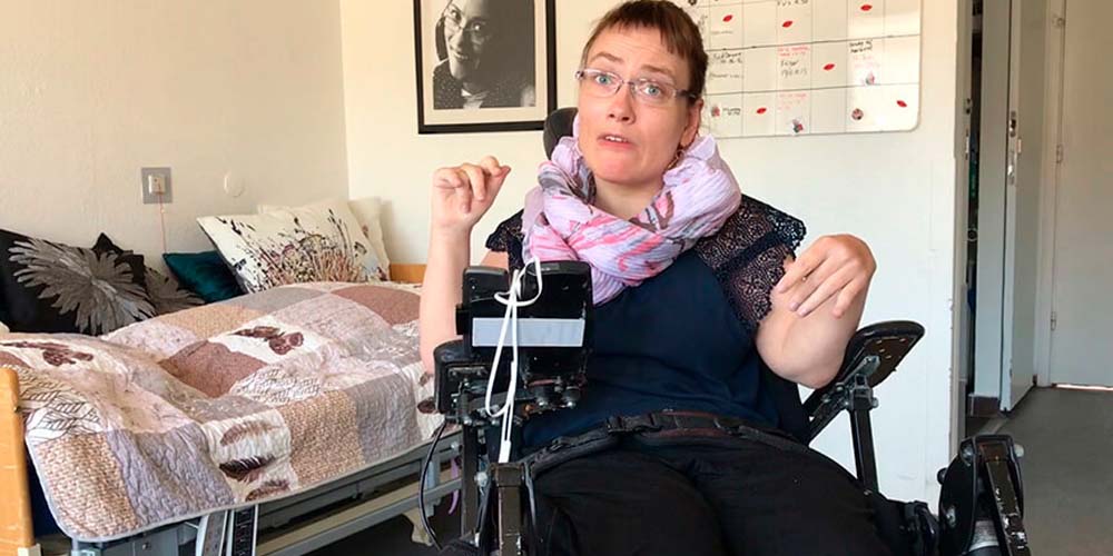 Maria har cerebral parese